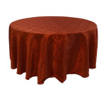 Damask Poly Linen Tablecloth