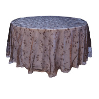 Floral Swirl Embroidery Tablecloth – Upon Request