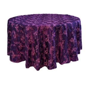 Ribbon Taffeta Sequins Tablecloth