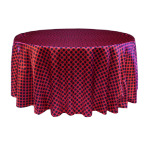 Satin Polka Dot Tablecloth