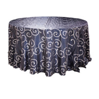 Swirl Sequins Taffeta Tablecloth – Upon Request