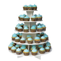 5 Tier Round Cupcake Tower Stand